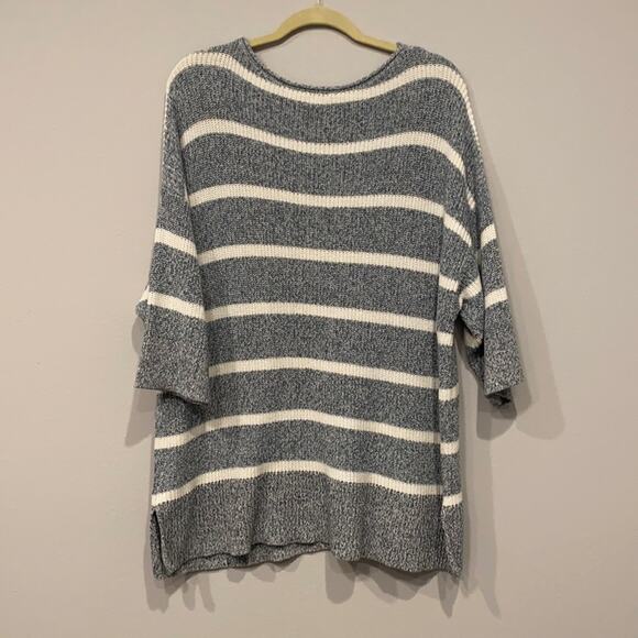 Gap Blue and White Striped Tunic - Picture 2 of 6